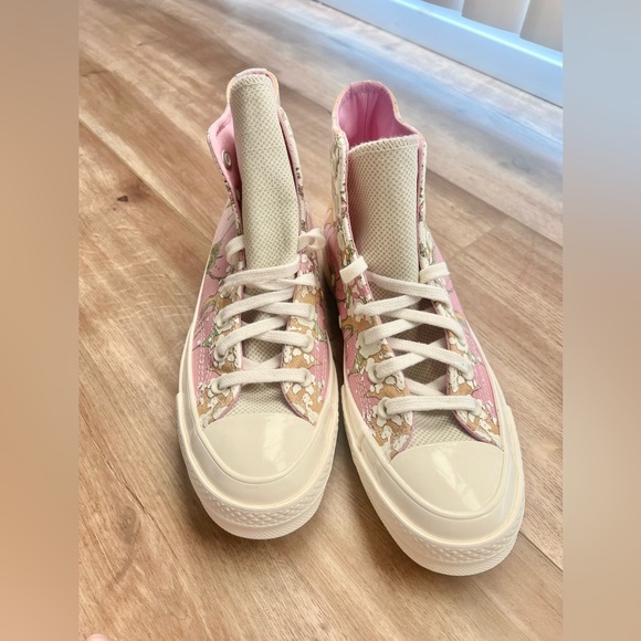 Woman’s Converse Chuck 70 high tops crafted florals A00537C size 9 - Picture 6 of 8